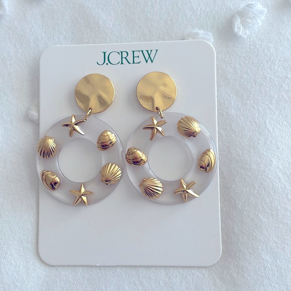 J.CREW Coastline charm dangle earrings